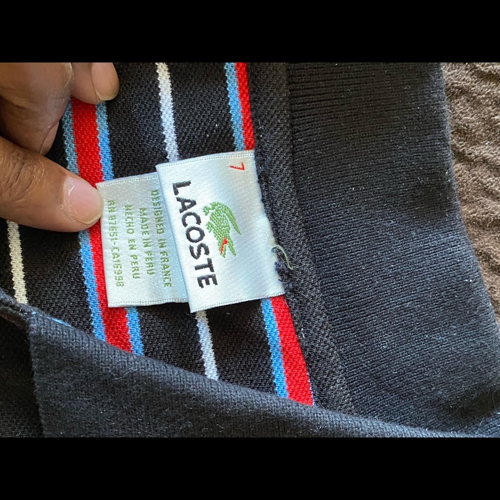 Polo striped Lacoste shirt